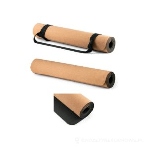 GERES. Mata do jogi wykonana z korka i TPE. Grubość do 3.7 mm - naturalny – zdjęcia produktu