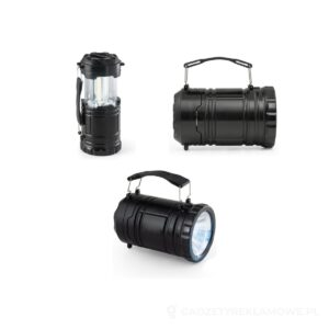 OLYMPOS. Latarka 2 w 1 wykonana z ABS i PS - czarny – zdjęcia produktu