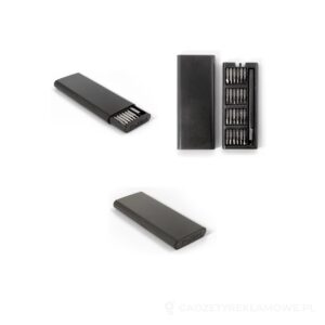 ATOM. Zestaw śrubokrętów z różnymi magnetycznymi końcówkami ze stali węglowej - czarny – zdjęcia produktu