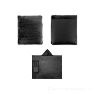 SNUGGY. Zestaw 3 w 1 wykonany z polaru (220 g/m²) idealny w podróży - czarny – zdjęcia produktu
