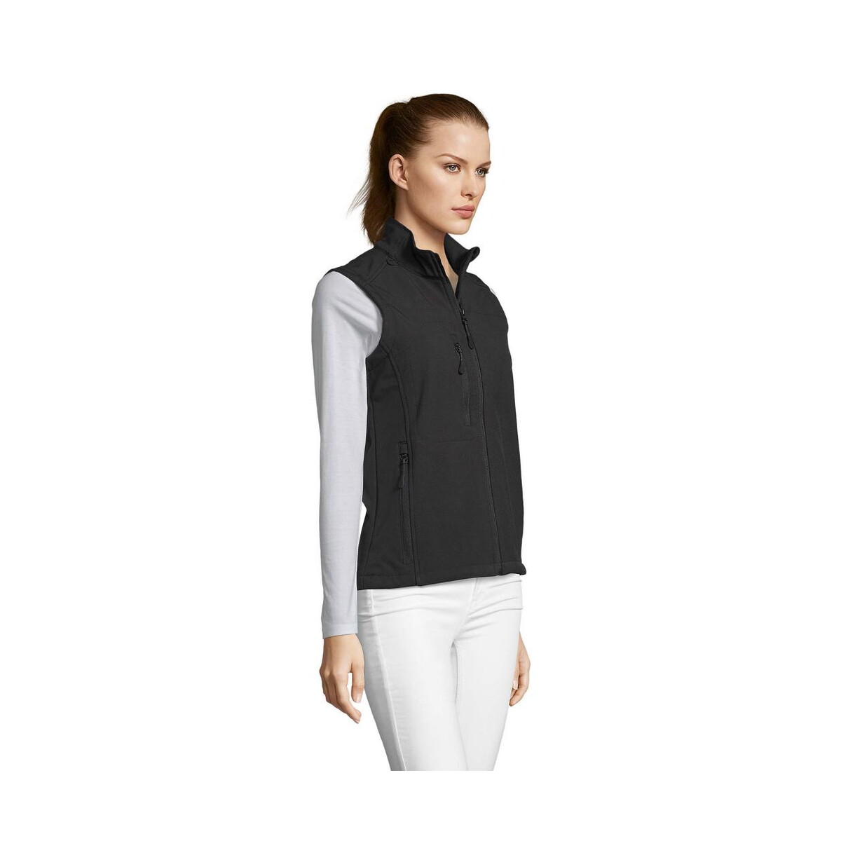 Bezrękawniki z logo – rallye women softshell rallye women s46801-bk-side RALLYE WOMEN SOFTSHELL RALLYE WOMEN s46801-bk-side