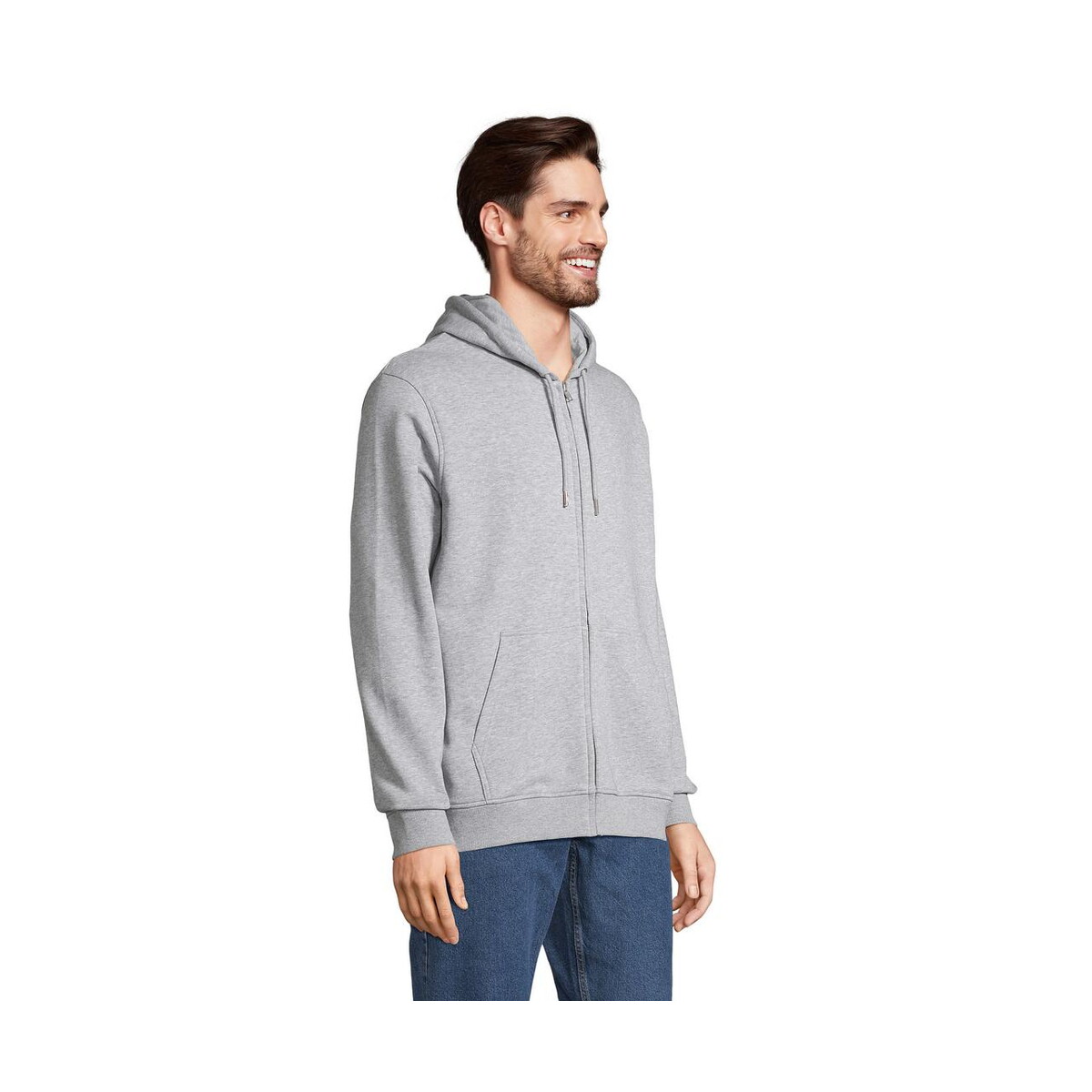 Bluzy z logo – calipso full zip hoodie calipso s04237-gy-side CALIPSO FULL ZIP HOODIE CALIPSO s04237-gy-side