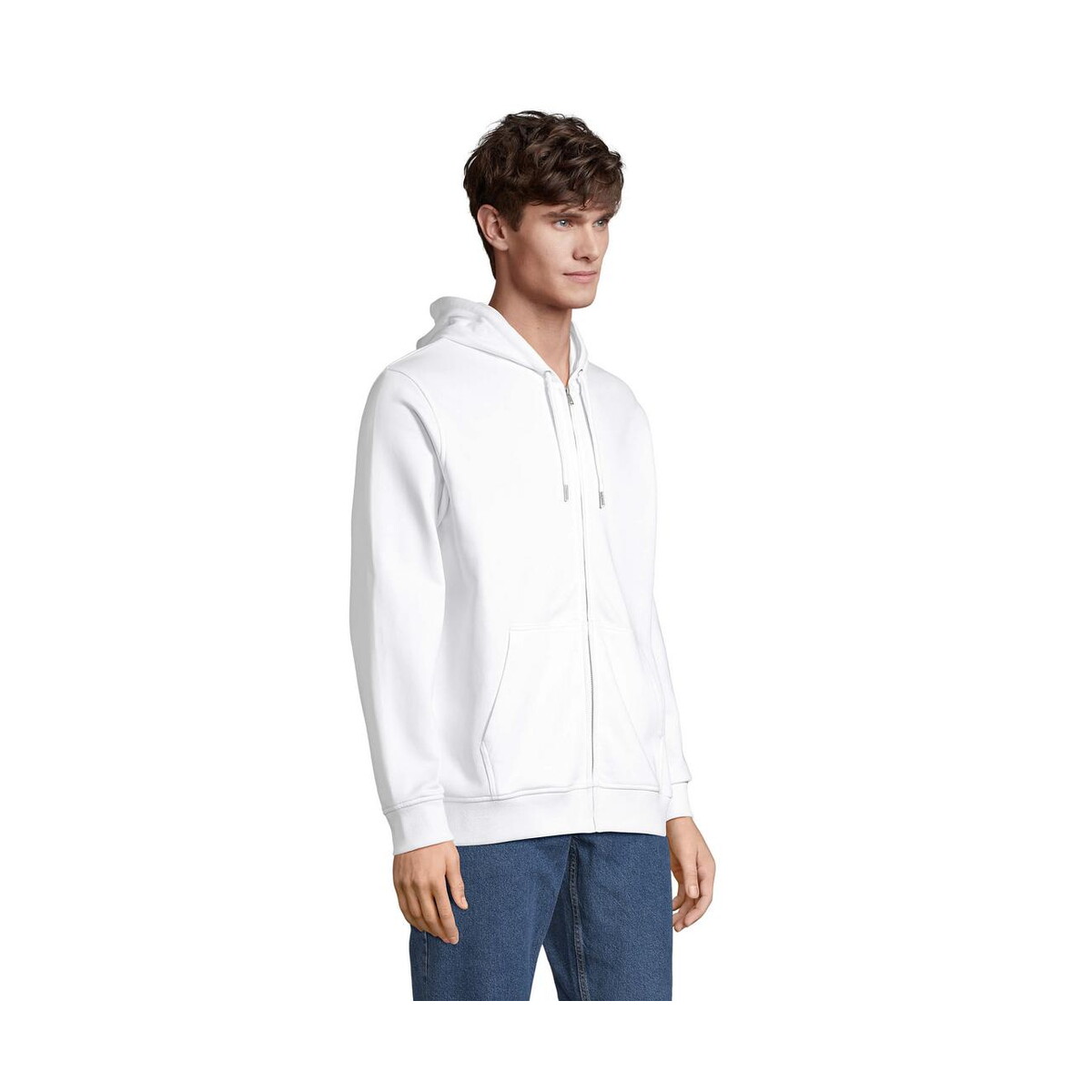 Bluzy z logo – calipso full zip hoodie calipso s04237-wh-side CALIPSO FULL ZIP HOODIE CALIPSO s04237-wh-side