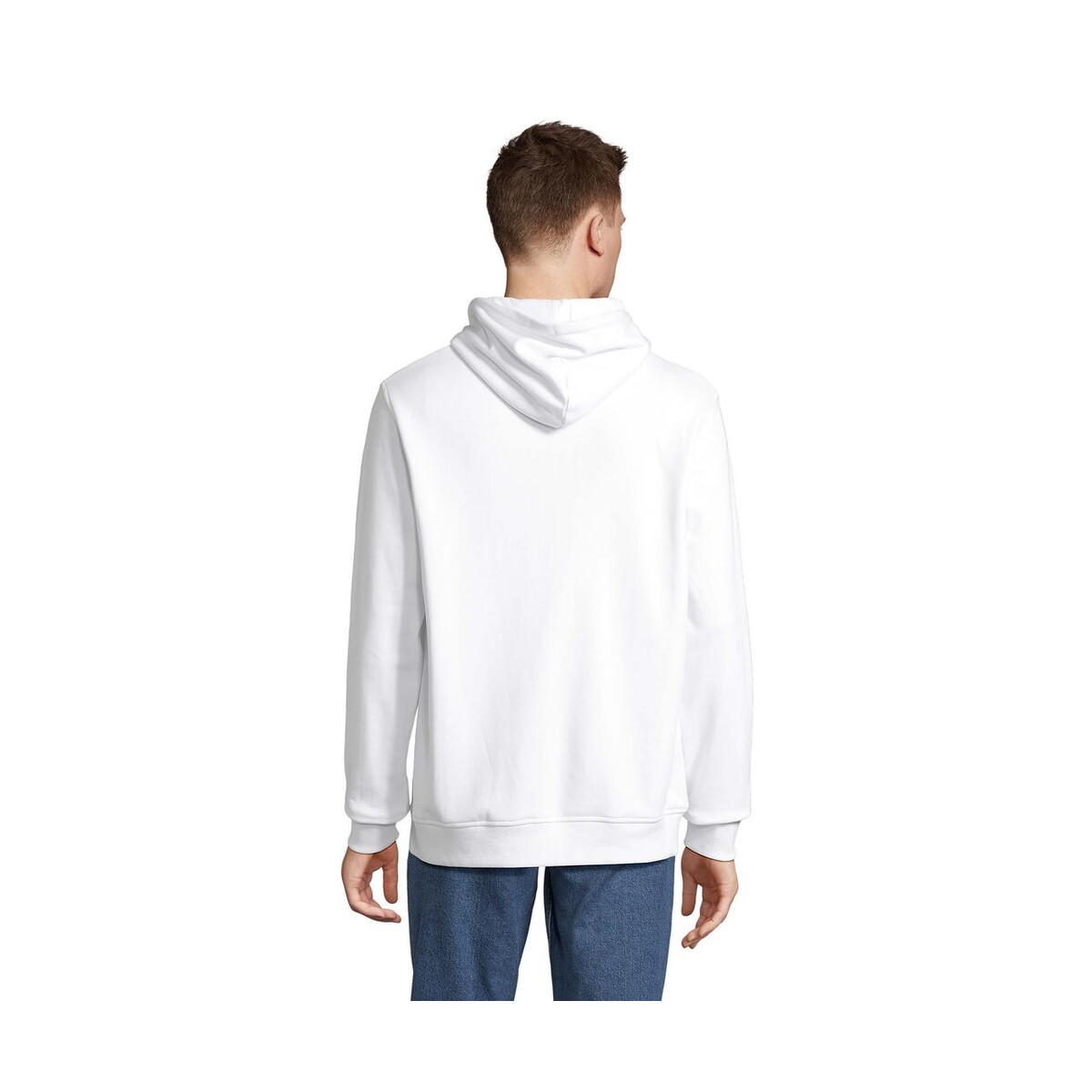 Bluzy z logo – constellation hood sweat constellation s04232-wh-back CONSTELLATION HOOD SWEAT CONSTELLATION s04232-wh-back