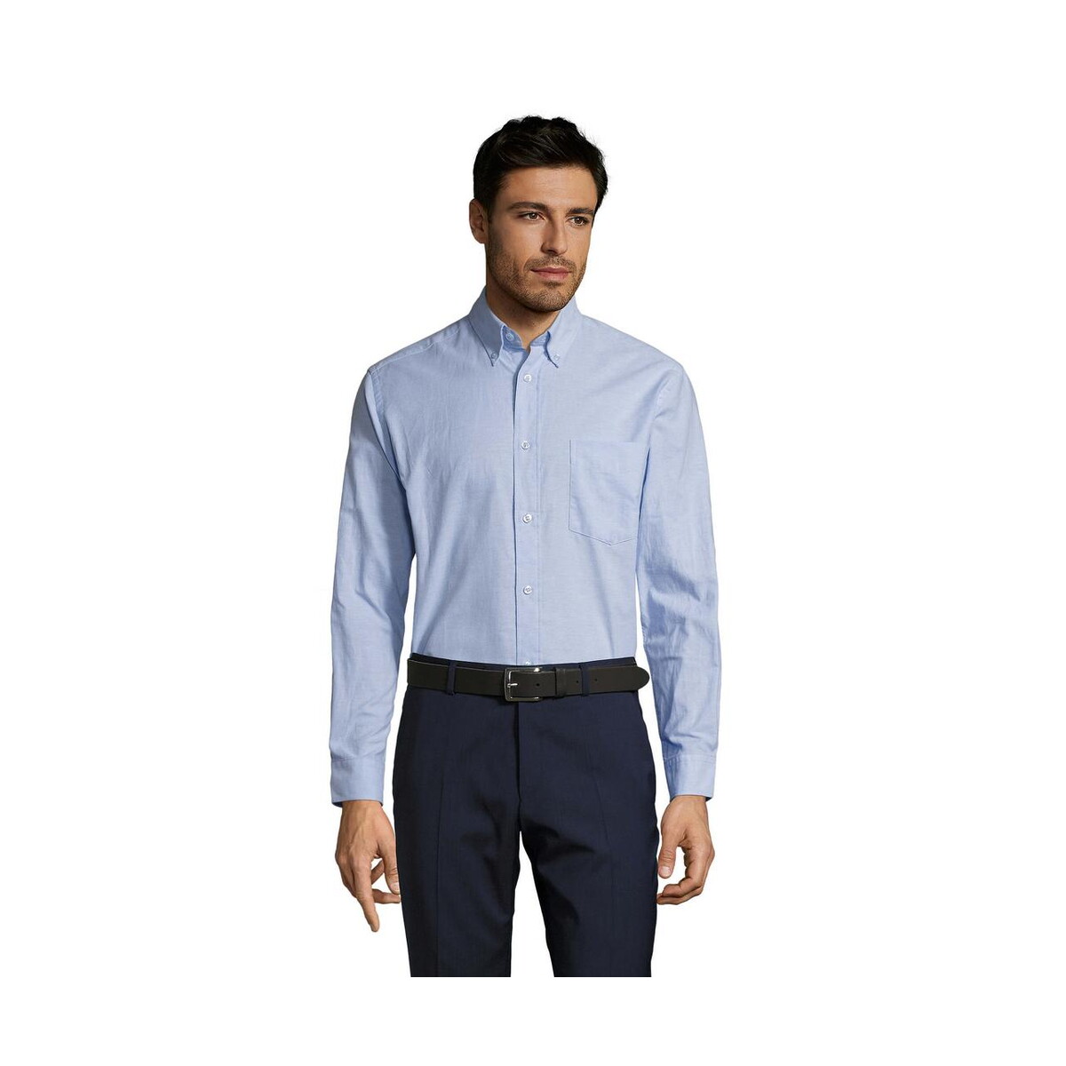 BOSTON OXFORD MEN’S SHIRT BOSTON – Błękitna – M s16000-sk BOSTON OXFORD MEN'S SHIRT BOSTON - Błękitna - M