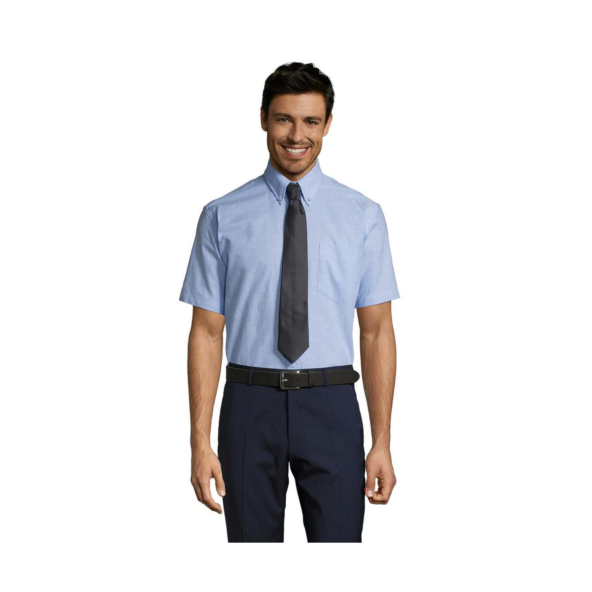 BRISBANE OXFORD MEN’S SHIRT BRISBANE – Błękitny – M s16010-sk BRISBANE OXFORD MEN'S SHIRT BRISBANE - Błękitny - M