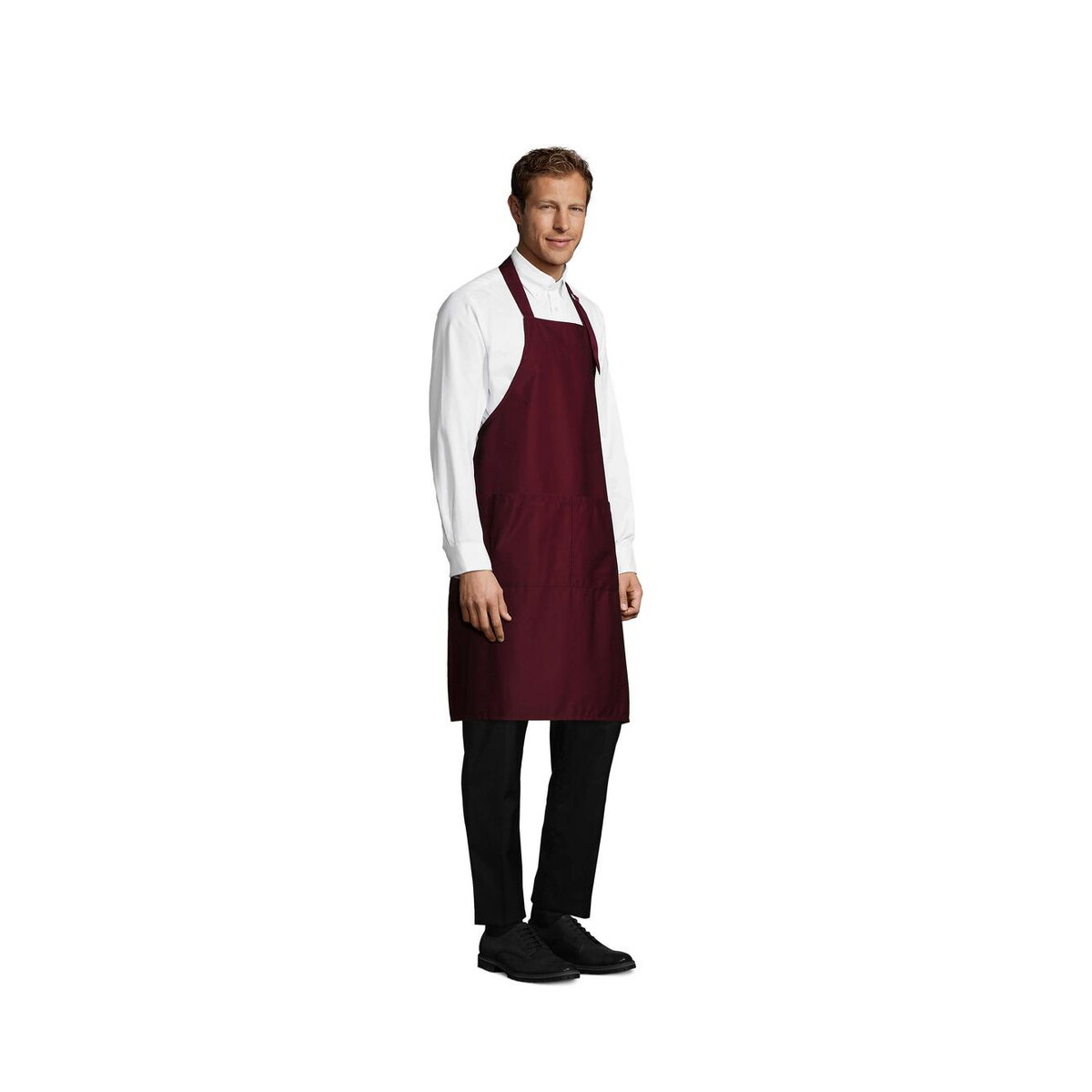 Fartuchy z logo – gala apron with pockets gala s88010-bg-side GALA APRON WITH POCKETS GALA s88010-bg-side
