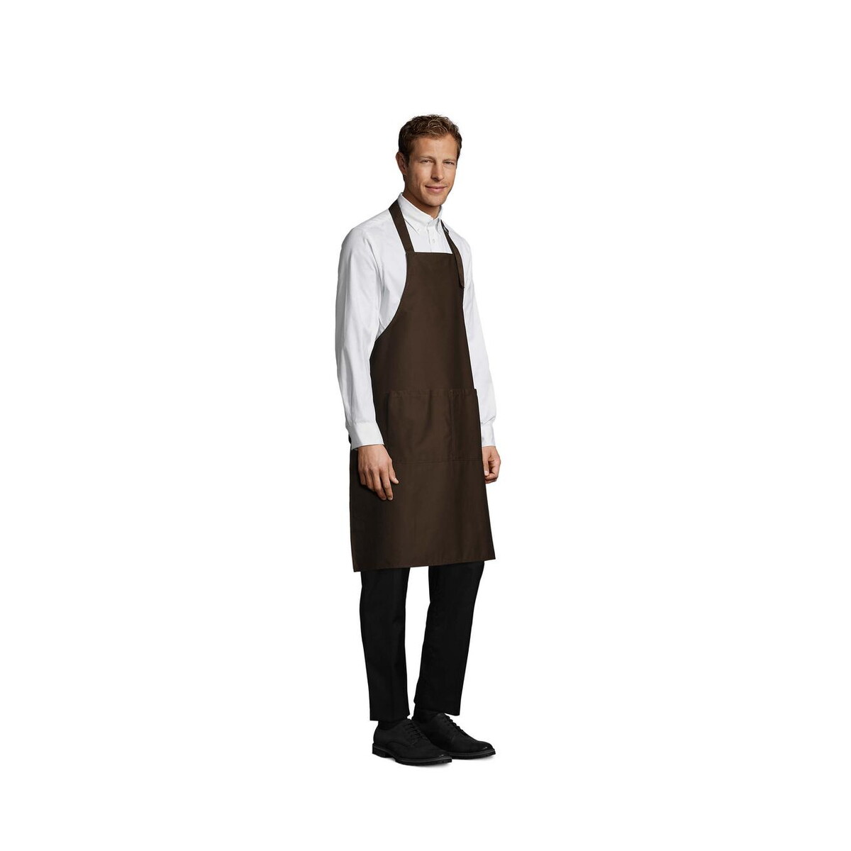 Fartuchy z logo – gala apron with pockets gala s88010-ch-side GALA APRON WITH POCKETS GALA s88010-ch-side