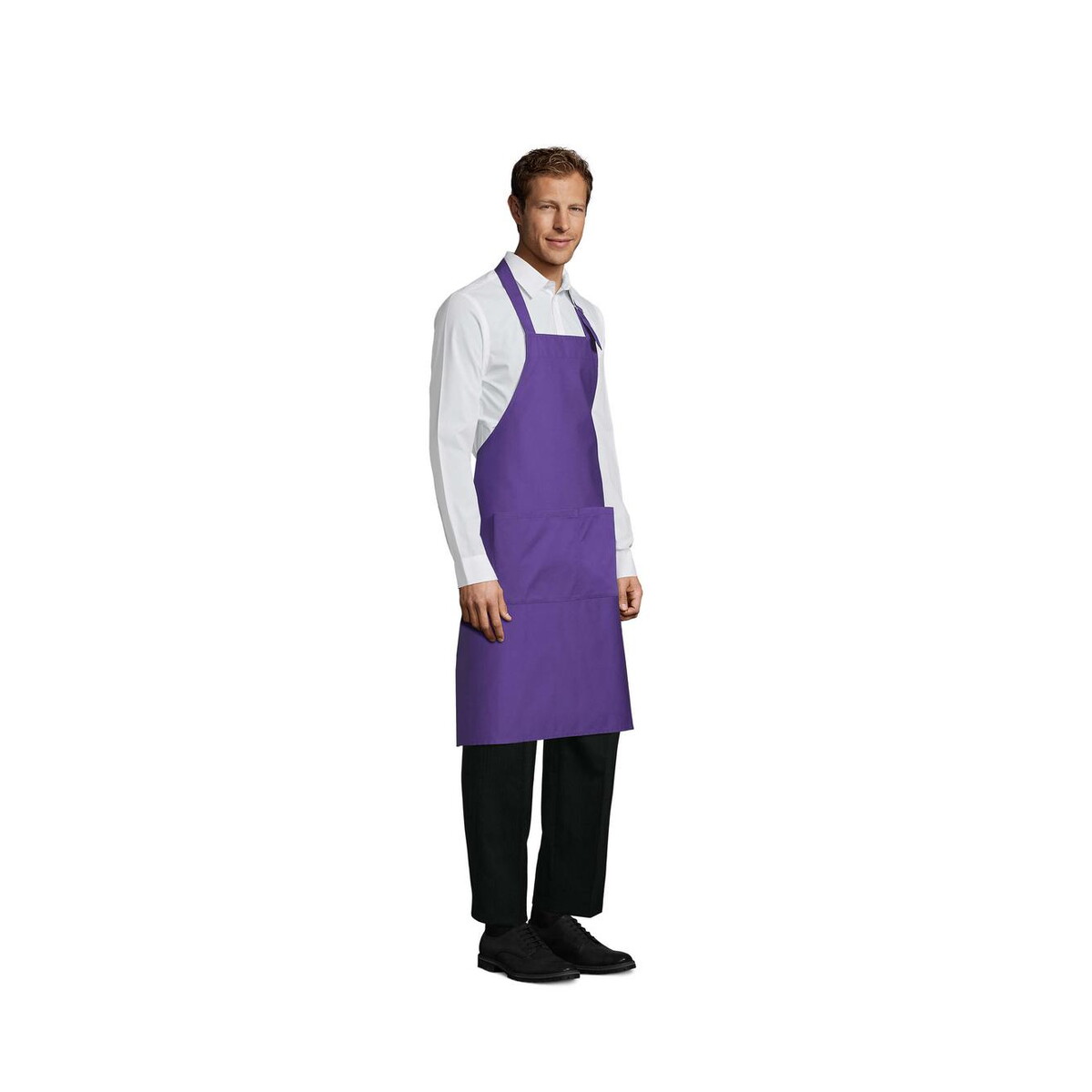 Fartuchy z logo – gala apron with pockets gala s88010-da-side GALA APRON WITH POCKETS GALA s88010-da-side