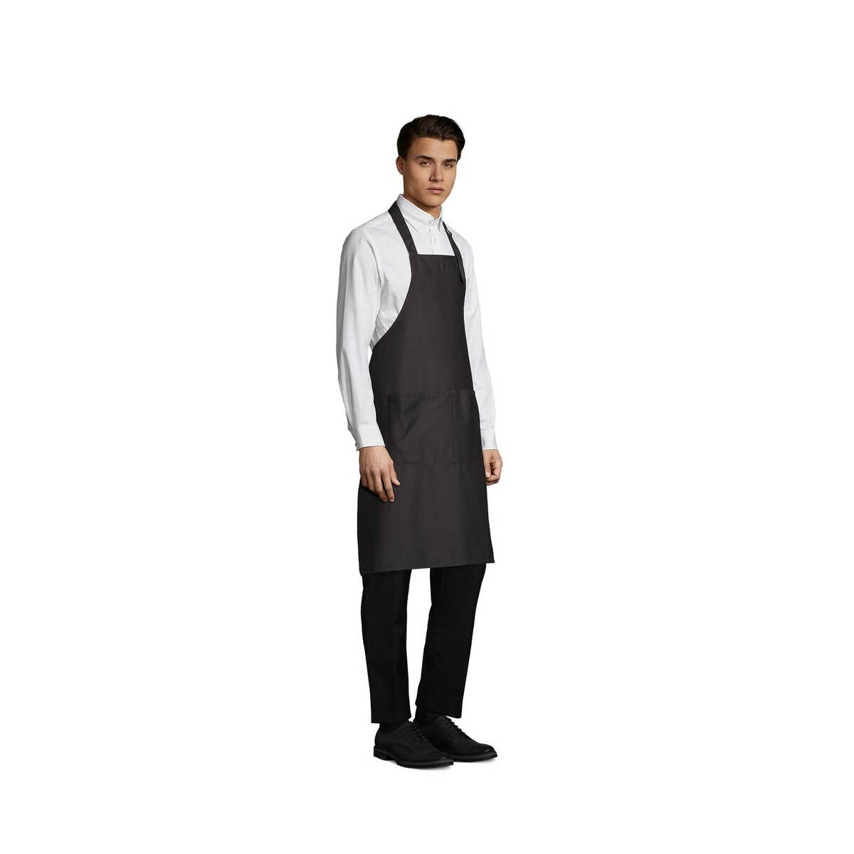 Fartuchy z logo – gala apron with pockets gala s88010-dg-side GALA APRON WITH POCKETS GALA s88010-dg-side