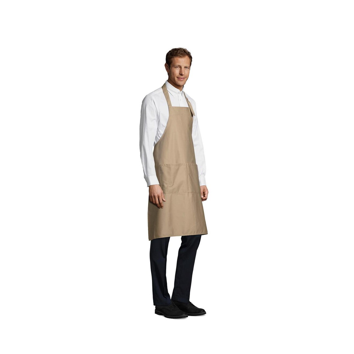 Fartuchy z logo – gala apron with pockets gala s88010-ro-side GALA APRON WITH POCKETS GALA s88010-ro-side