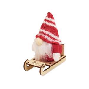 Skrzat na drewnianych saniach FROSTY SLEIGH cx1588-05-print