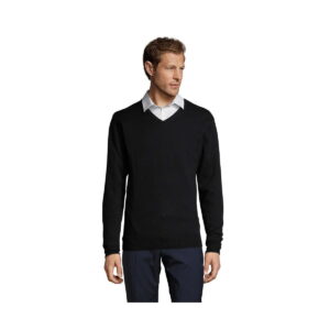 GALAXY MEN V-NECK SWEATER GALAXY MEN - Granatowy - L