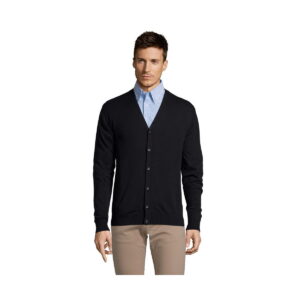 GOLDEN MEN V-NECK CARDIGAN GOLDEN MEN - Granatowy - M