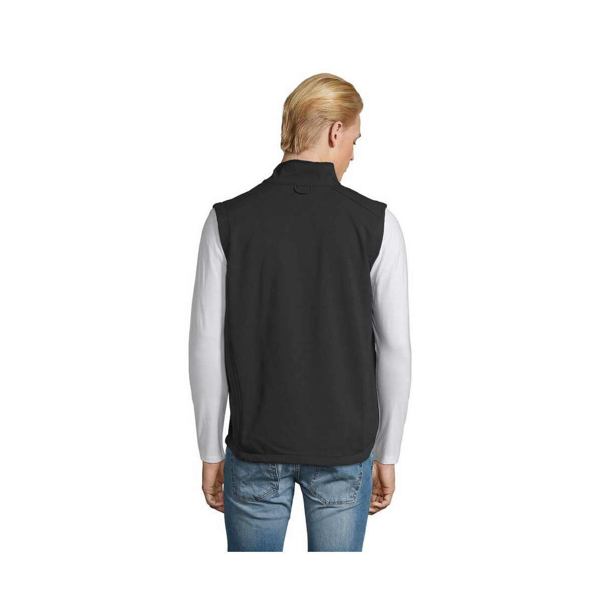 Kamizelki z logo – rallye men softshell jacket rallye men s46601-bk-back RALLYE MEN SOFTSHELL JACKET RALLYE MEN s46601-bk-back