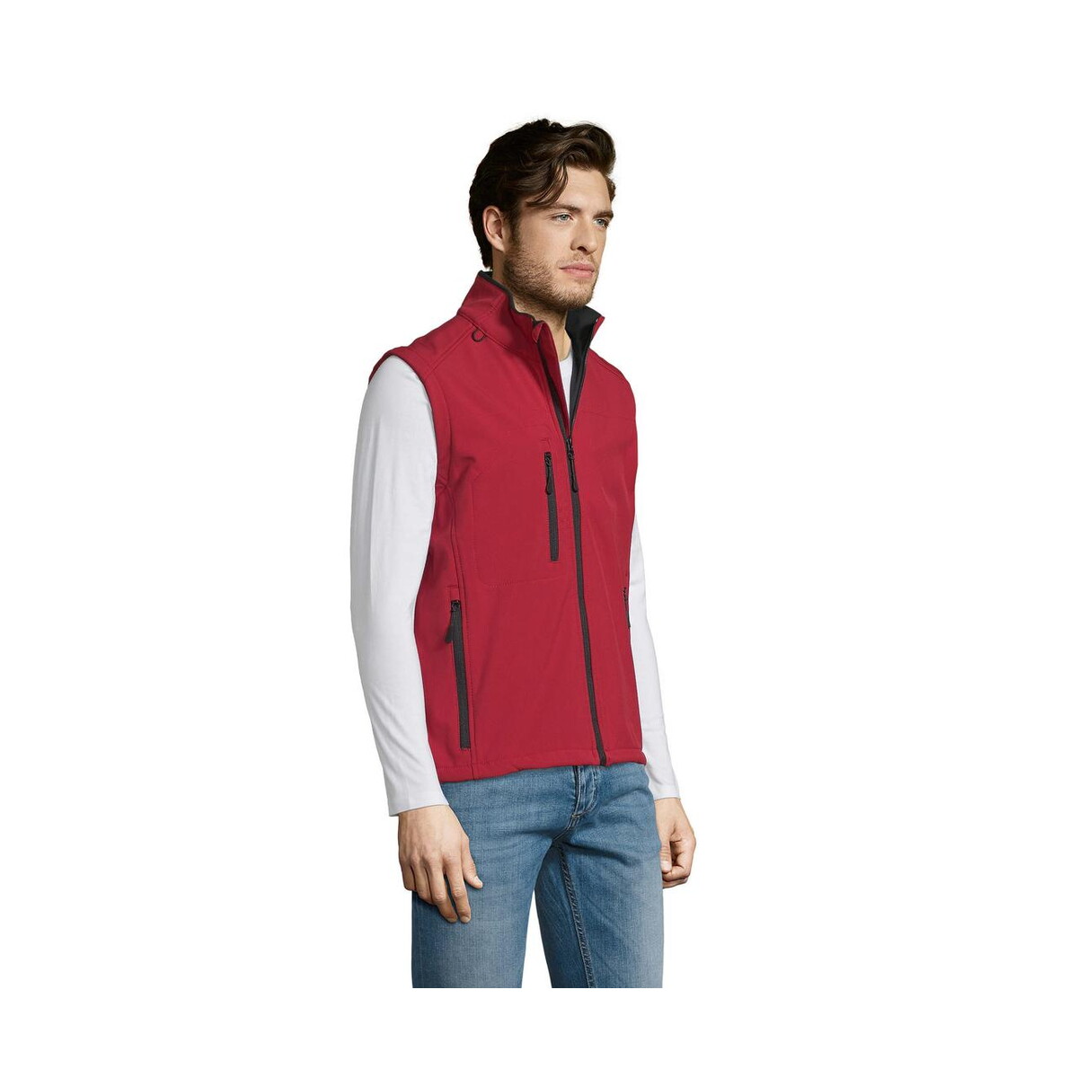 Kamizelki z logo – rallye men softshell jacket rallye men s46601-pe-side RALLYE MEN SOFTSHELL JACKET RALLYE MEN s46601-pe-side