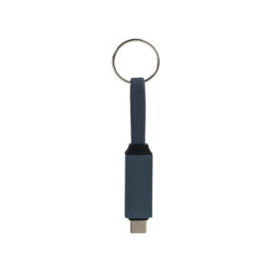 Keycab přívěsek na klíče 60W kabel USB-C - ciemnoniebieski