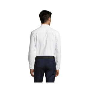 BOSTON OXFORD MEN'S SHIRT BOSTON s16000-wh-back