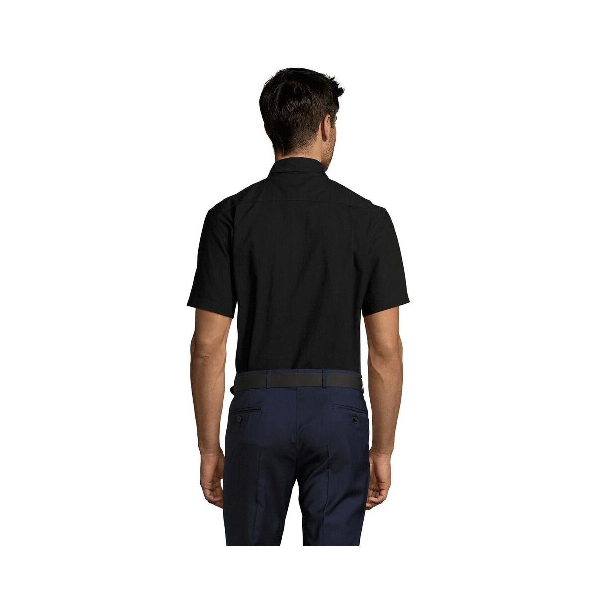Koszule z logo – brisbane oxford men’s shirt brisbane s16010-bk-back BRISBANE OXFORD MEN'S SHIRT BRISBANE s16010-bk-back