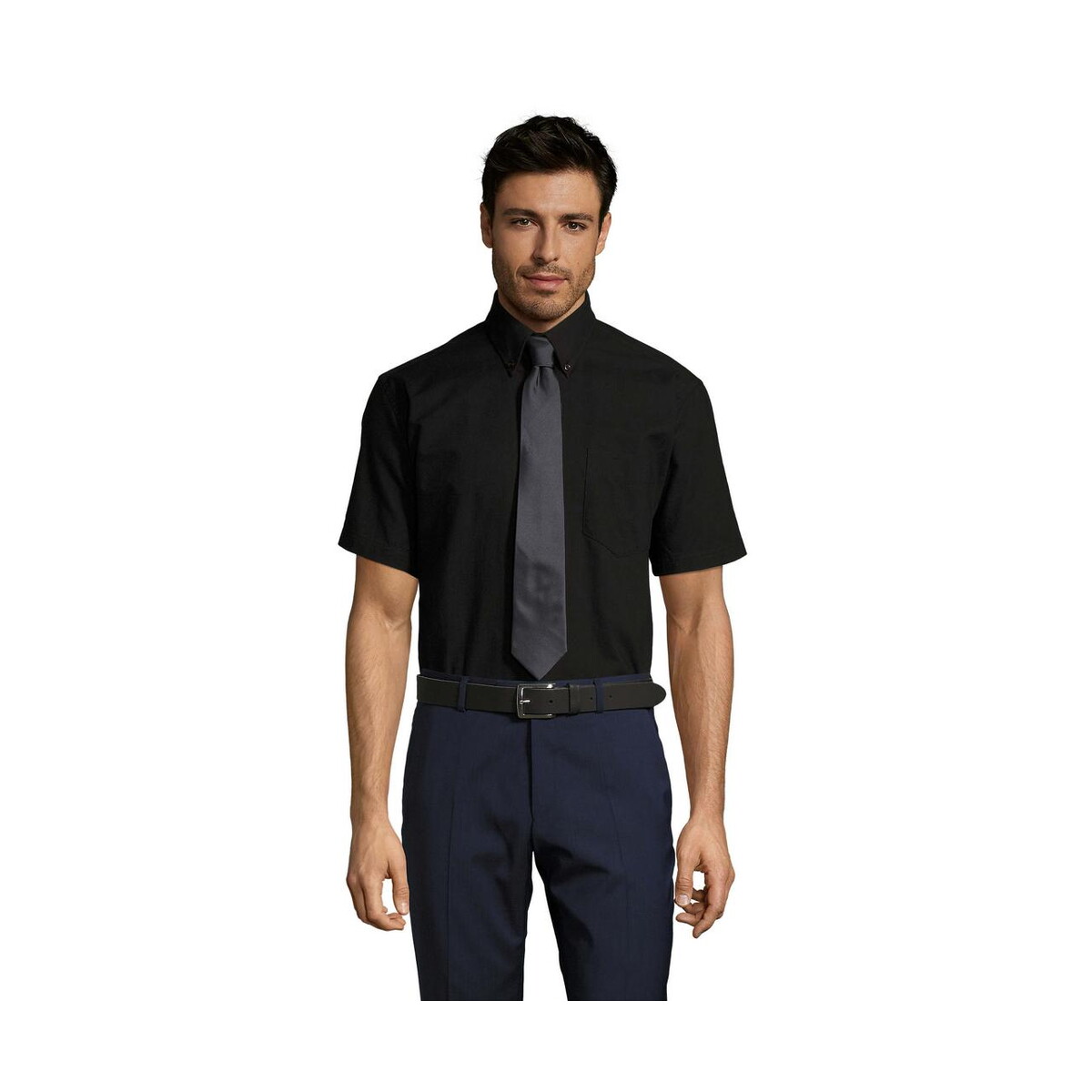 Koszule z logo – brisbane oxford men’s shirt brisbane s16010-bk BRISBANE OXFORD MEN'S SHIRT BRISBANE s16010-bk