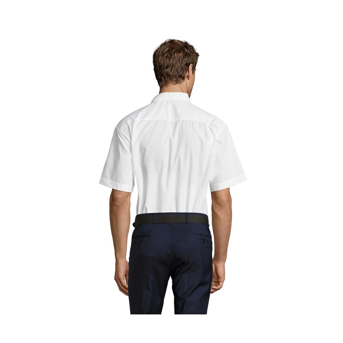 Koszule z logo – bristol poplin men shirt bristol s16050-wh-back BRISTOL POPLIN MEN SHIRT BRISTOL s16050-wh-back