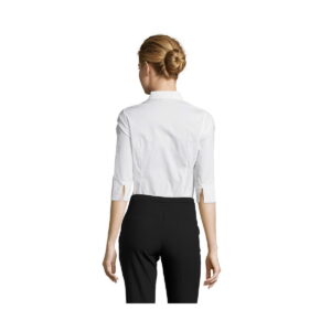 EFFECT STRETCH WOMEN SHIRT EFFECT s17010-wh-back