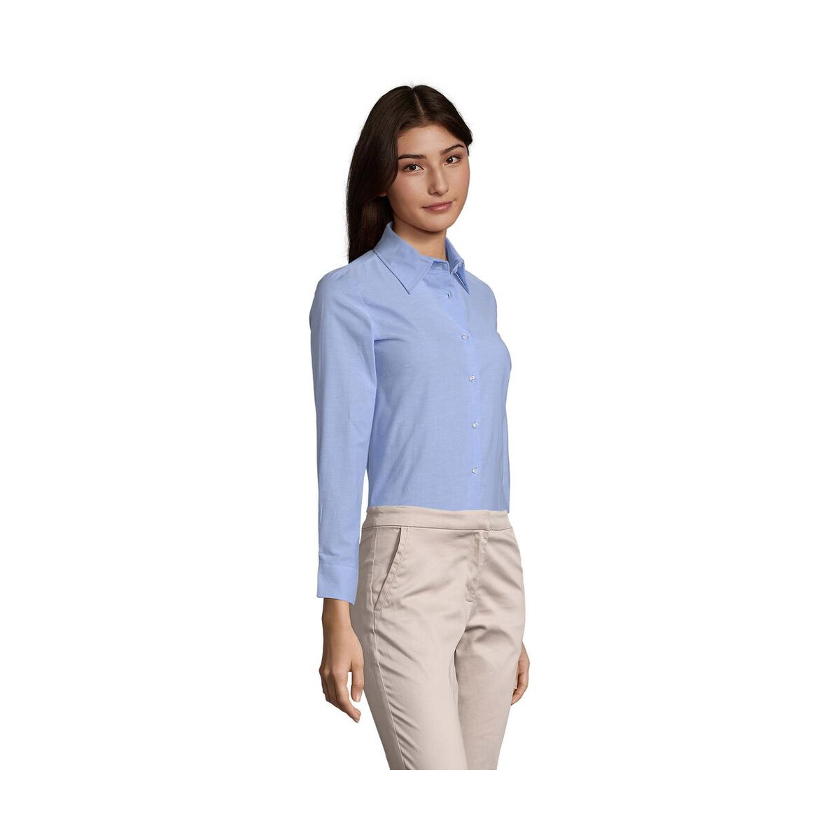 Koszule z logo – embassy women shirt oxford embassy s16020-sk-side EMBASSY WOMEN SHIRT OXFORD EMBASSY s16020-sk-side