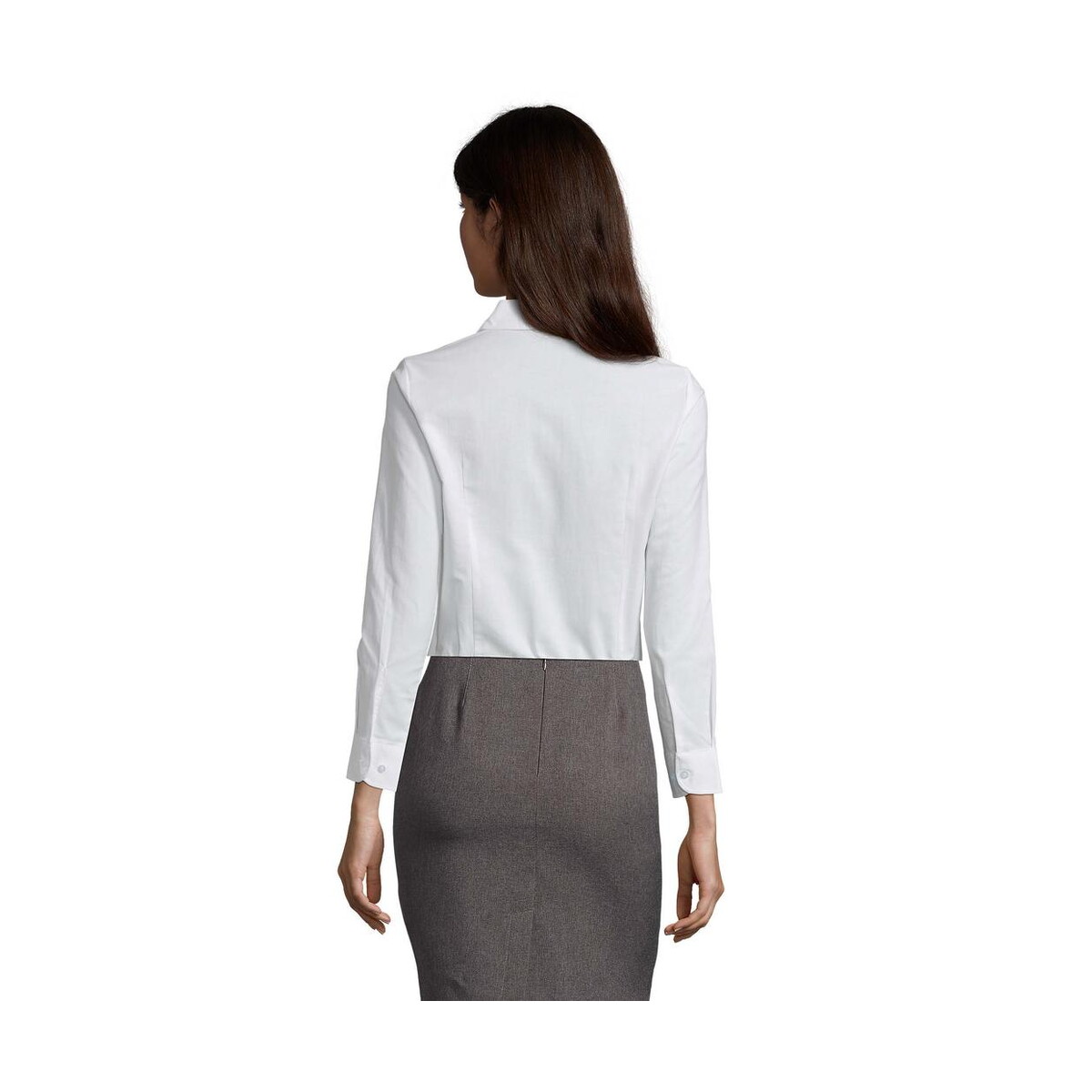 Koszule z logo – embassy women shirt oxford embassy s16020-wh-back EMBASSY WOMEN SHIRT OXFORD EMBASSY s16020-wh-back