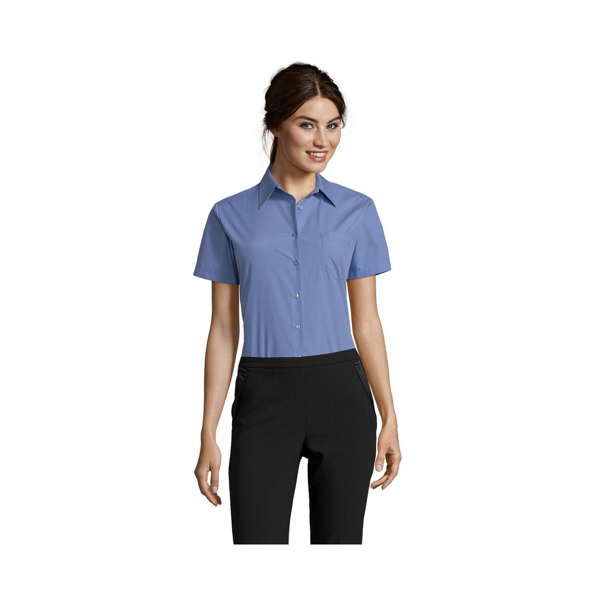 Koszule z logo – escape poplin women shirt escape s16070-mb ESCAPE POPLIN WOMEN SHIRT ESCAPE s16070-mb