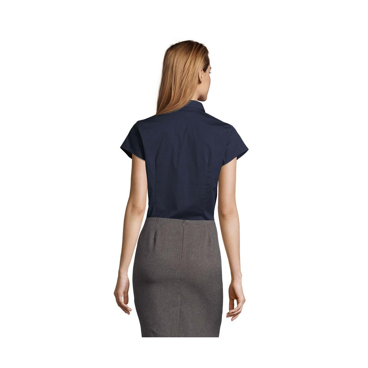 Koszule z logo – excess stretch women shirt excess s17020-ef-back EXCESS STRETCH WOMEN SHIRT EXCESS s17020-ef-back