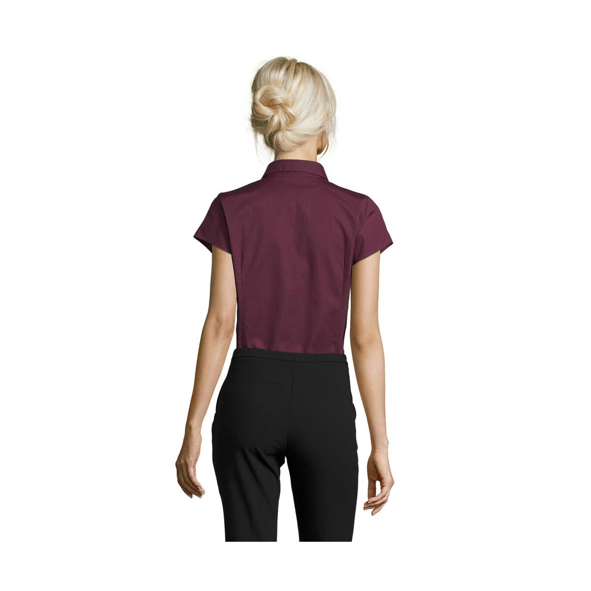 Koszule z logo – excess stretch women shirt excess s17020-mc-back EXCESS STRETCH WOMEN SHIRT EXCESS s17020-mc-back