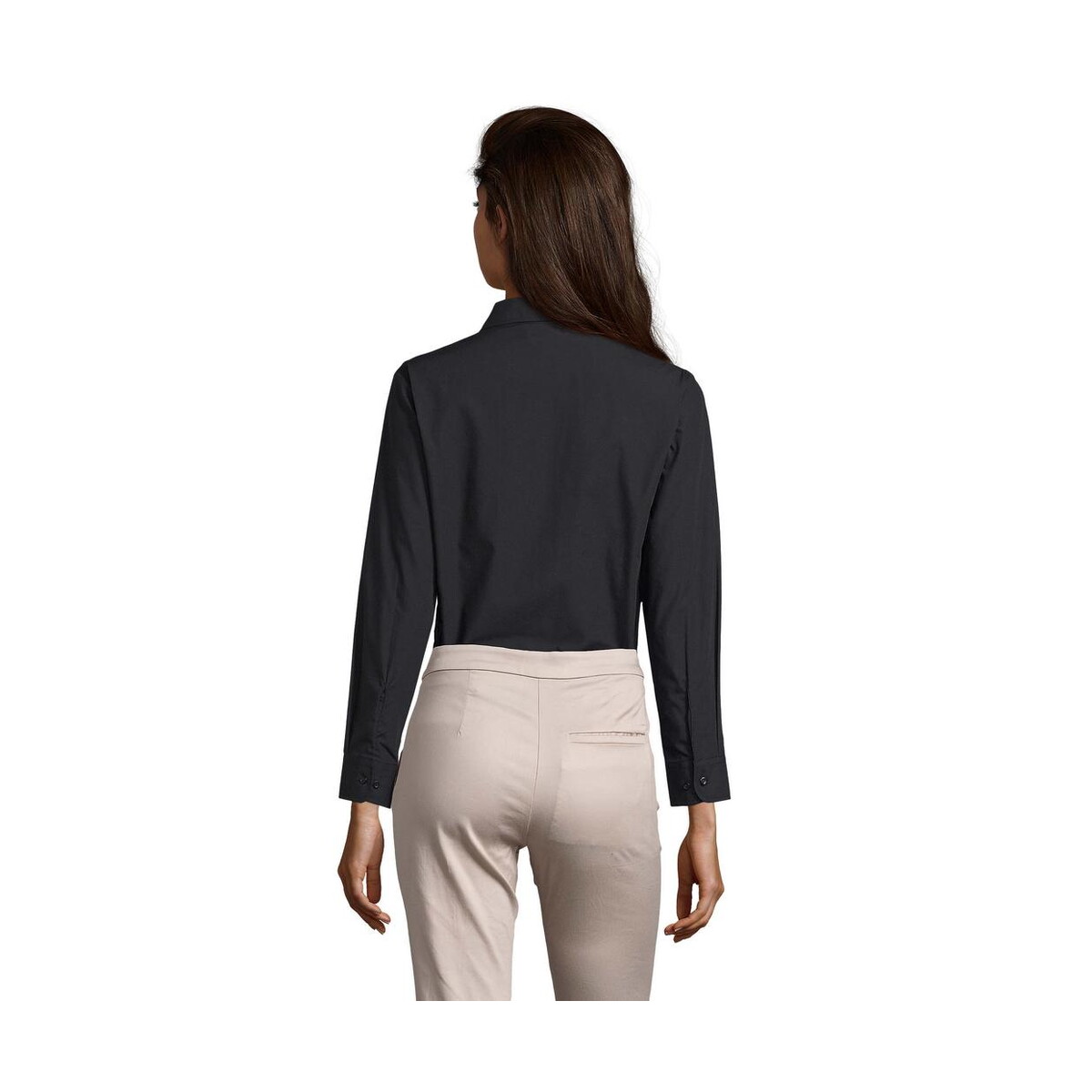 Koszule z logo – executive poplin shirt executive s16060-bk-back EXECUTIVE POPLIN SHIRT EXECUTIVE s16060-bk-back