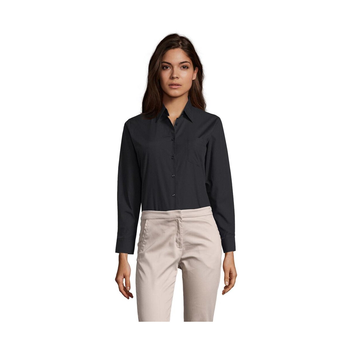 Koszule z logo – executive poplin shirt executive s16060-bk EXECUTIVE POPLIN SHIRT EXECUTIVE s16060-bk