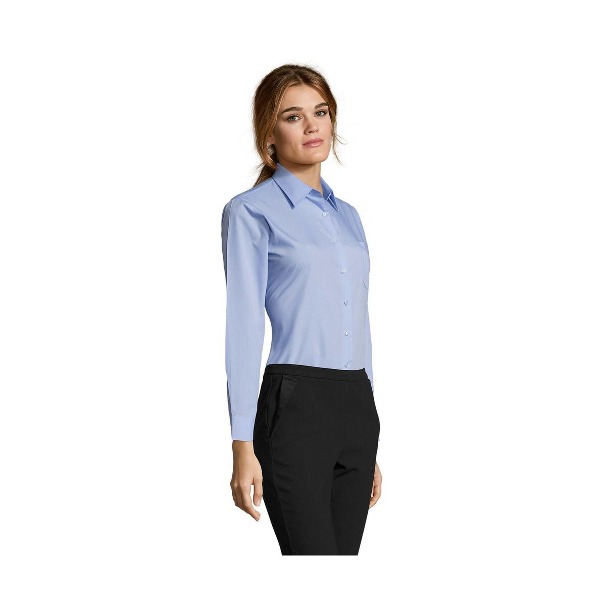 Koszule z logo – executive poplin shirt executive s16060-sk-side EXECUTIVE POPLIN SHIRT EXECUTIVE s16060-sk-side