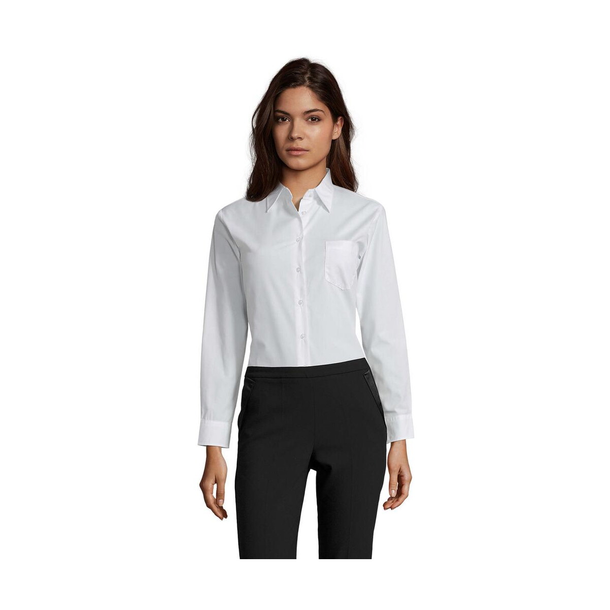 Koszule z logo – executive poplin shirt executive s16060-wh EXECUTIVE POPLIN SHIRT EXECUTIVE s16060-wh