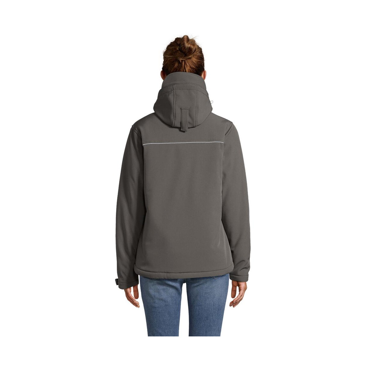 Kurtki z logo – rock women winter softshell rock women s46804-cr-back ROCK WOMEN WINTER SOFTSHELL ROCK WOMEN s46804-cr-back