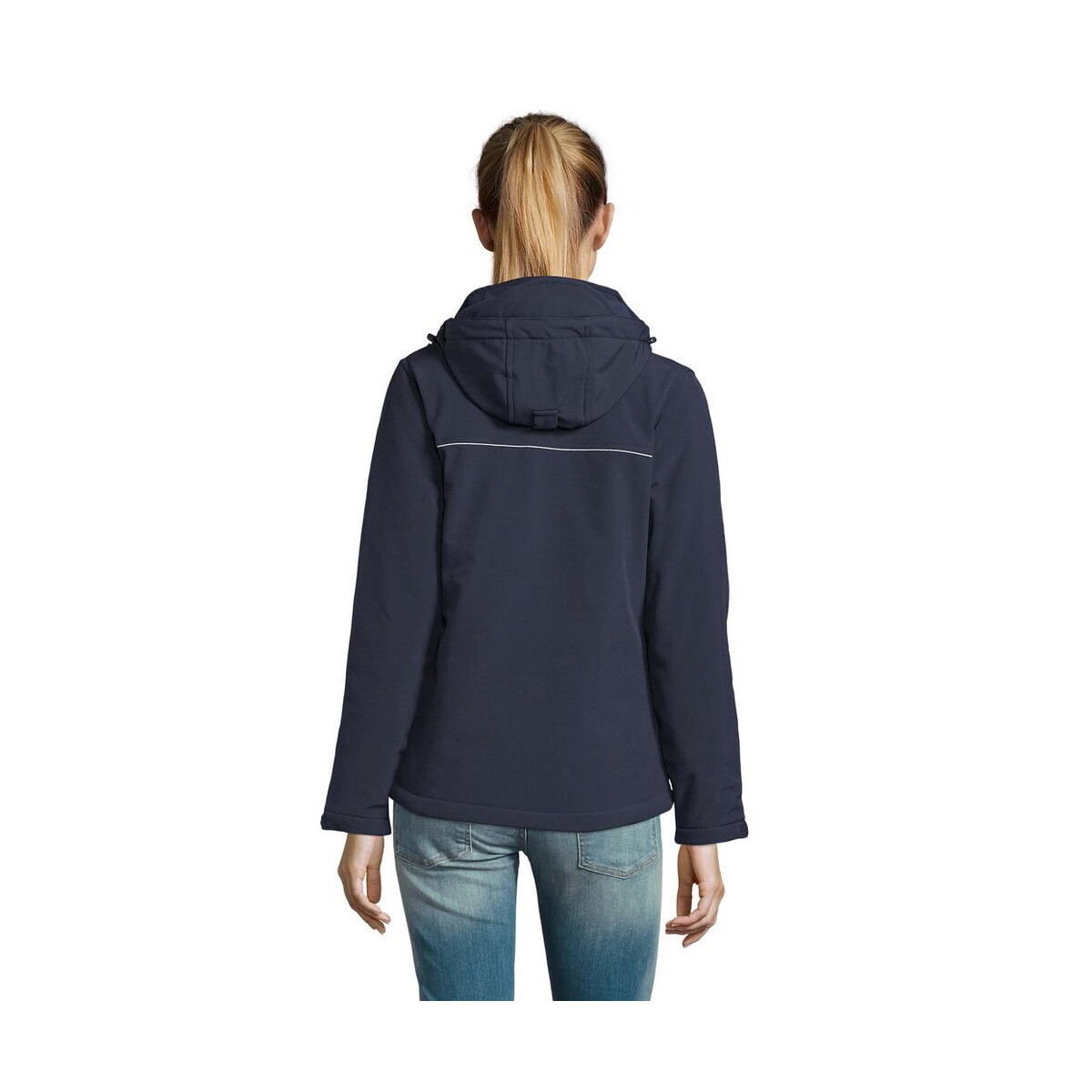 Kurtki z logo – rock women winter softshell rock women s46804-fn-back ROCK WOMEN WINTER SOFTSHELL ROCK WOMEN s46804-fn-back
