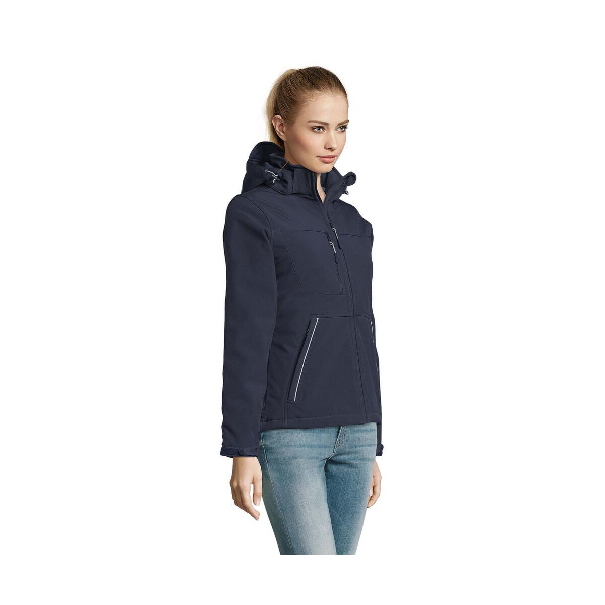 Kurtki z logo – rock women winter softshell rock women s46804-fn-side ROCK WOMEN WINTER SOFTSHELL ROCK WOMEN s46804-fn-side