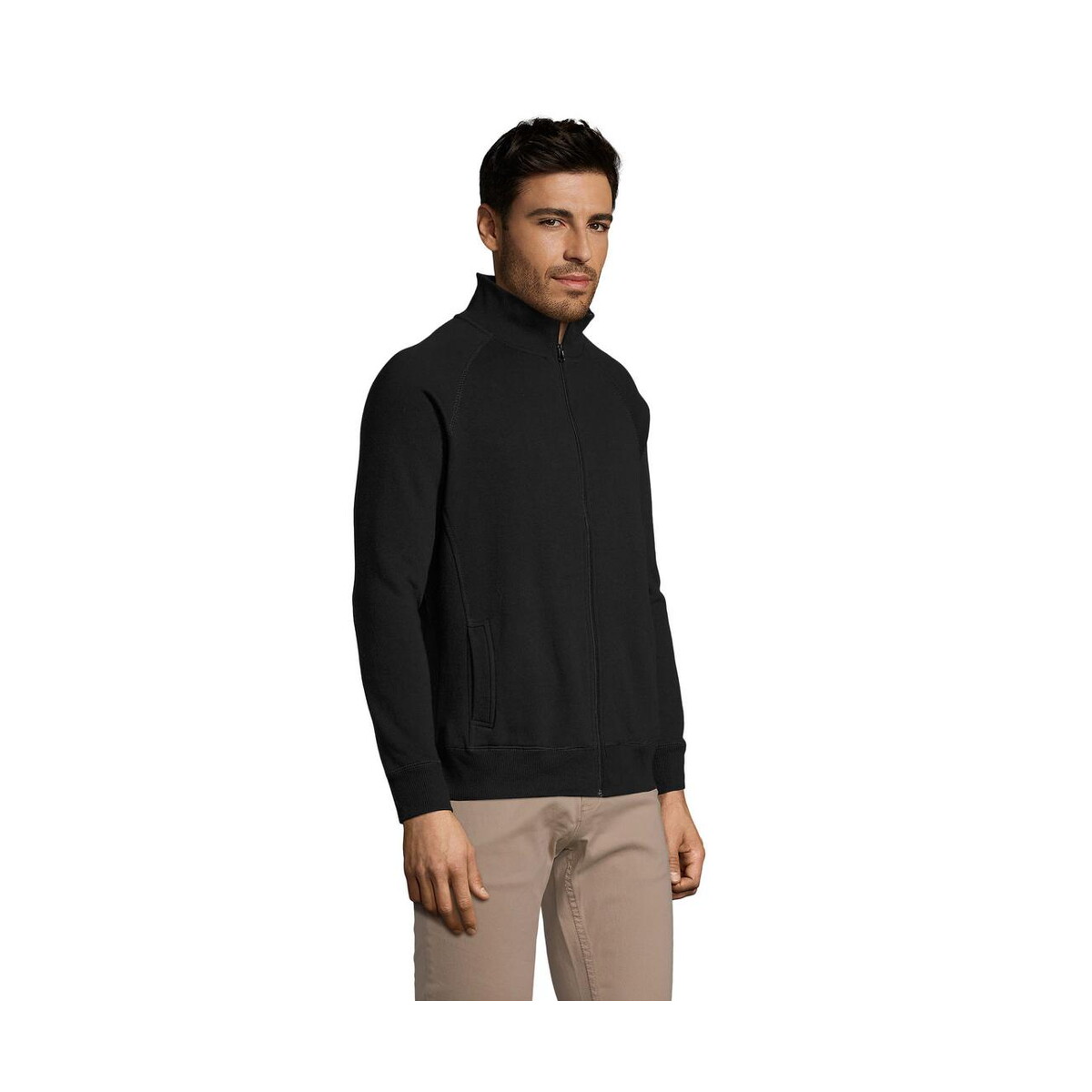 Kurtki z logo – sundae men zipped jacket sundae s47200-bk-side SUNDAE MEN ZIPPED JACKET SUNDAE s47200-bk-side