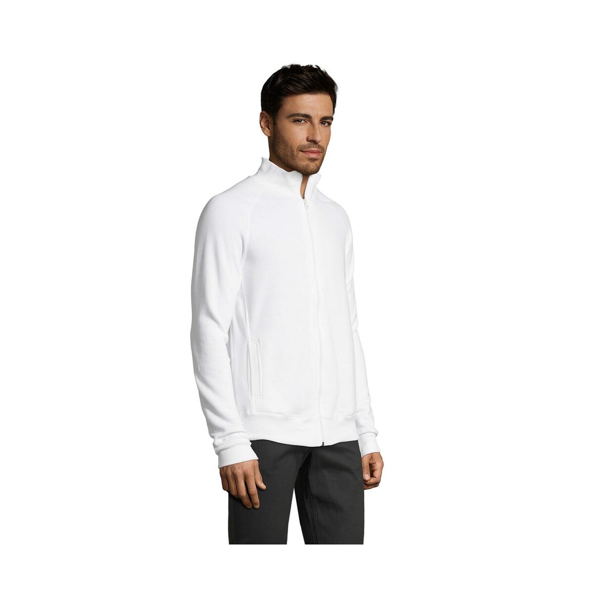 Kurtki z logo – sundae men zipped jacket sundae s47200-wh-side SUNDAE MEN ZIPPED JACKET SUNDAE s47200-wh-side