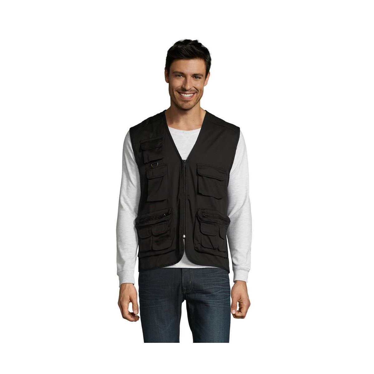 Kurtki z logo – wild pocket reporter jacket wild s43630-bk WILD POCKET REPORTER JACKET WILD s43630-bk