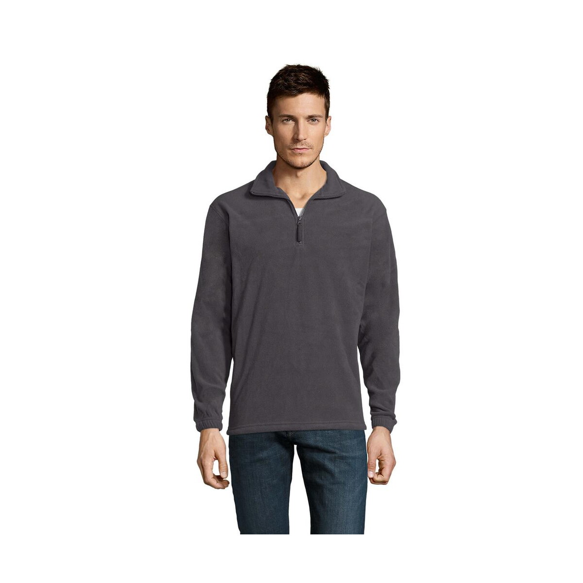 Polary z logo – ness sweat fleece 1/4 zip ness s56000-cr NESS SWEAT FLEECE 1/4 ZIP NESS s56000-cr