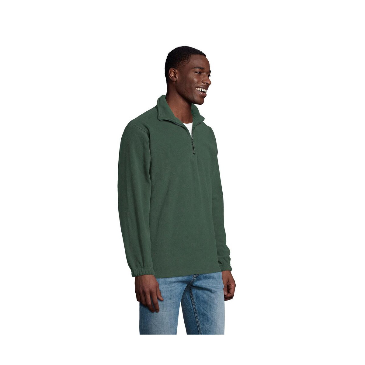 Polary z logo – ness sweat fleece 1/4 zip ness s56000-fi-side NESS SWEAT FLEECE 1/4 ZIP NESS s56000-fi-side
