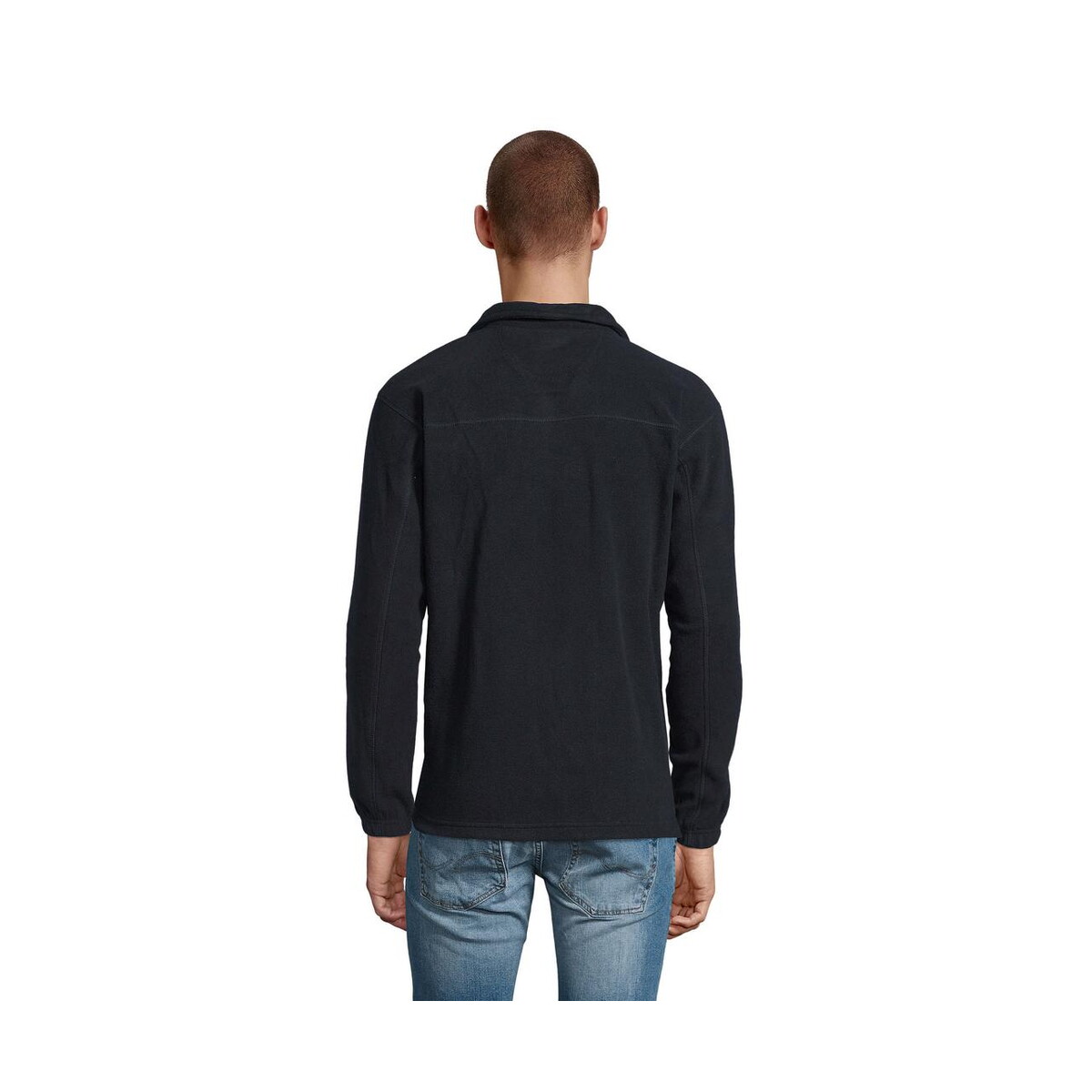 Polary z logo – ness sweat fleece 1/4 zip ness s56000-ny-back NESS SWEAT FLEECE 1/4 ZIP NESS s56000-ny-back