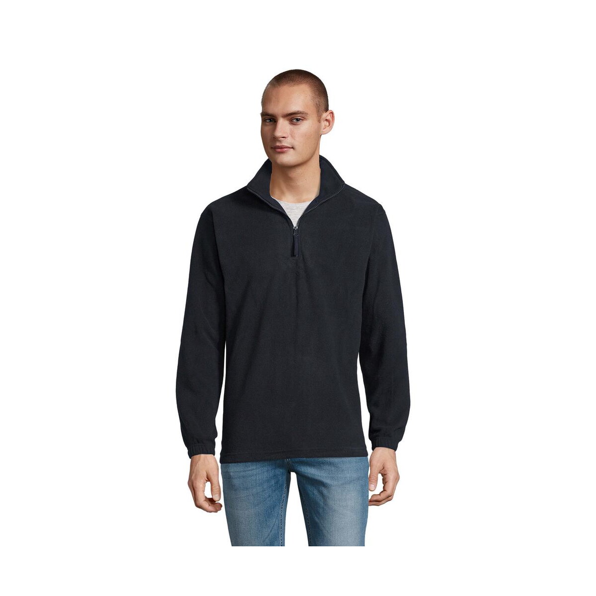 Polary z logo – ness sweat fleece 1/4 zip ness s56000-ny NESS SWEAT FLEECE 1/4 ZIP NESS s56000-ny
