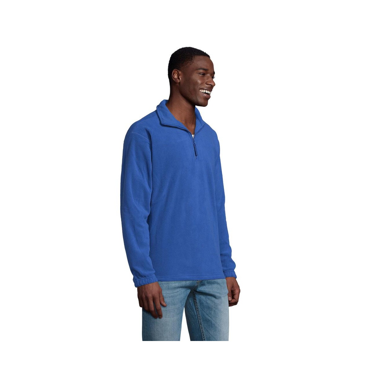 Polary z logo – ness sweat fleece 1/4 zip ness s56000-rb-side NESS SWEAT FLEECE 1/4 ZIP NESS s56000-rb-side