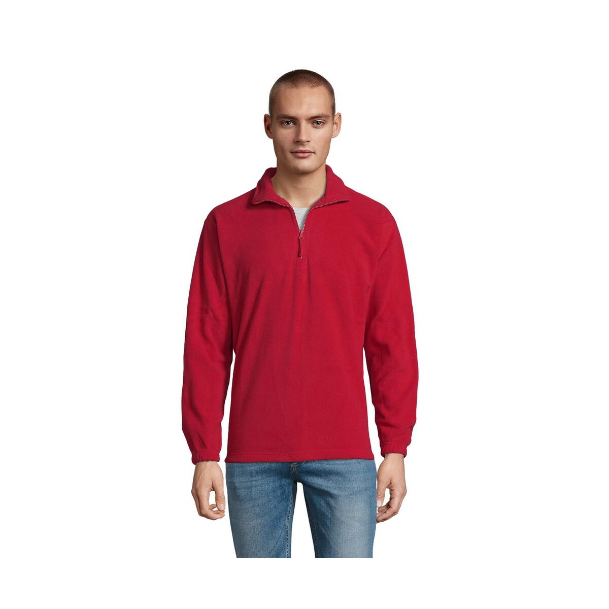 Polary z logo – ness sweat fleece 1/4 zip ness s56000-rd NESS SWEAT FLEECE 1/4 ZIP NESS s56000-rd