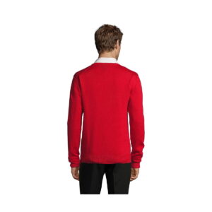 GALAXY MEN V-NECK SWEATER GALAXY MEN s90000-rd-back