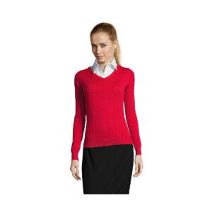 GALAXY WOMEN V-NECK SWEATER GALAXY WOMEN s90010-rd