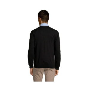 GOLDEN MEN V-NECK CARDIGAN GOLDEN MEN s90011-bk-back